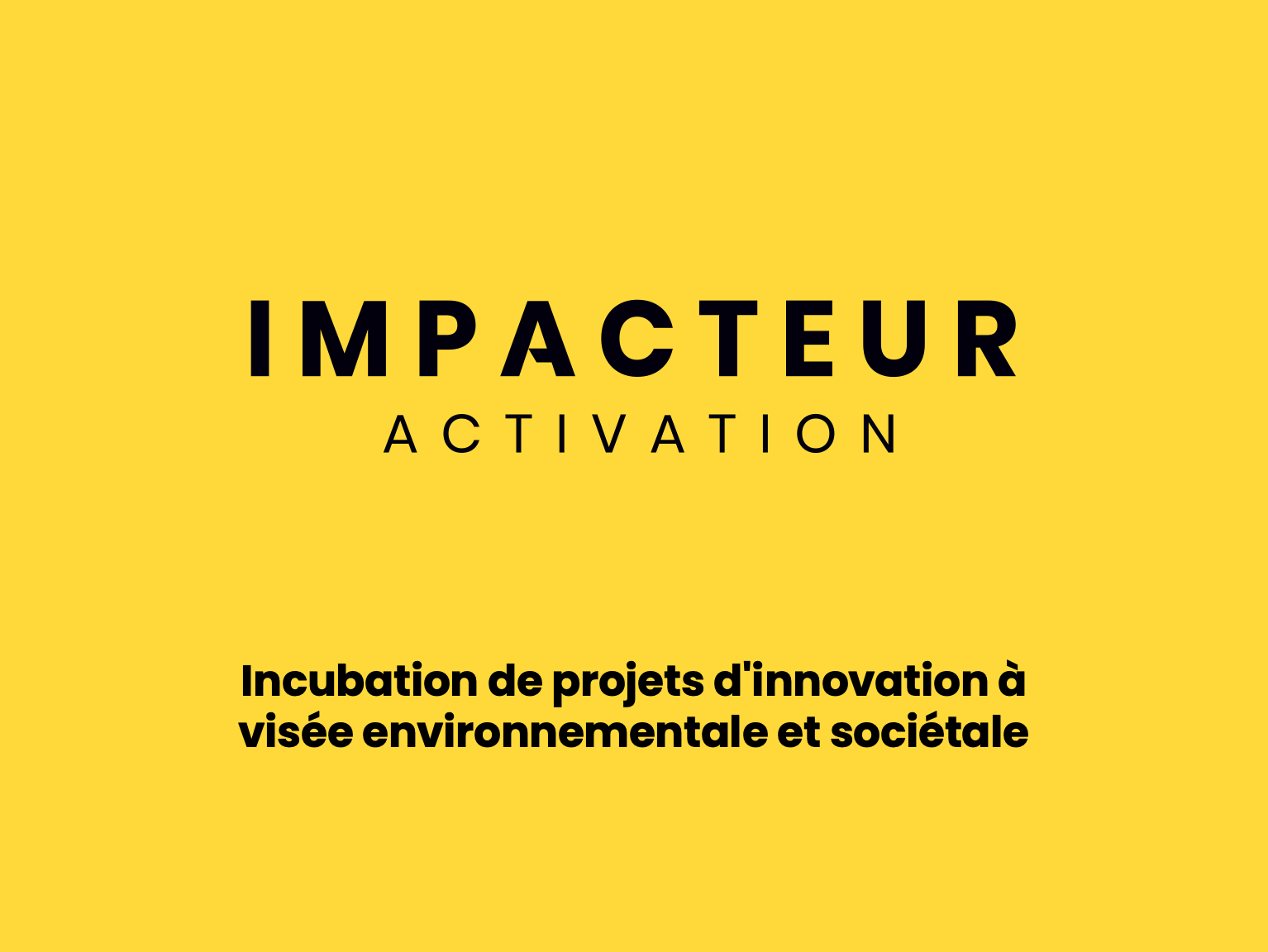 Soirée de kick-off et annonce des projets sélectionnés