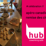 apéro remise des clés hub café