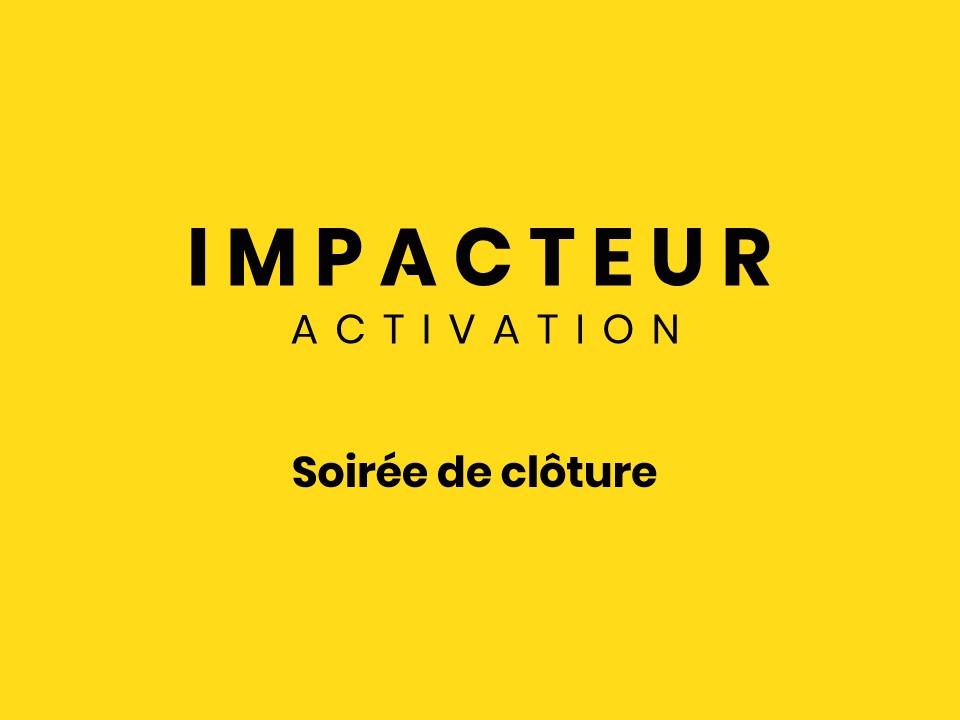 Présentation des projets et remise de prix Activation 2019