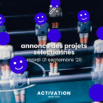 Soirée de kick-off et annonce des projets sélectionnés ACTIVATION 2020