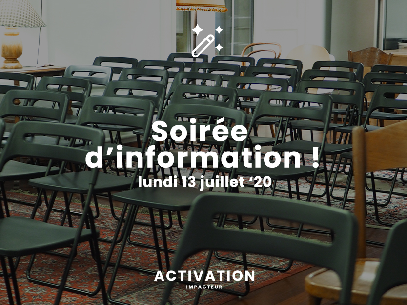 Soirée d'information ACTIVATION 2020